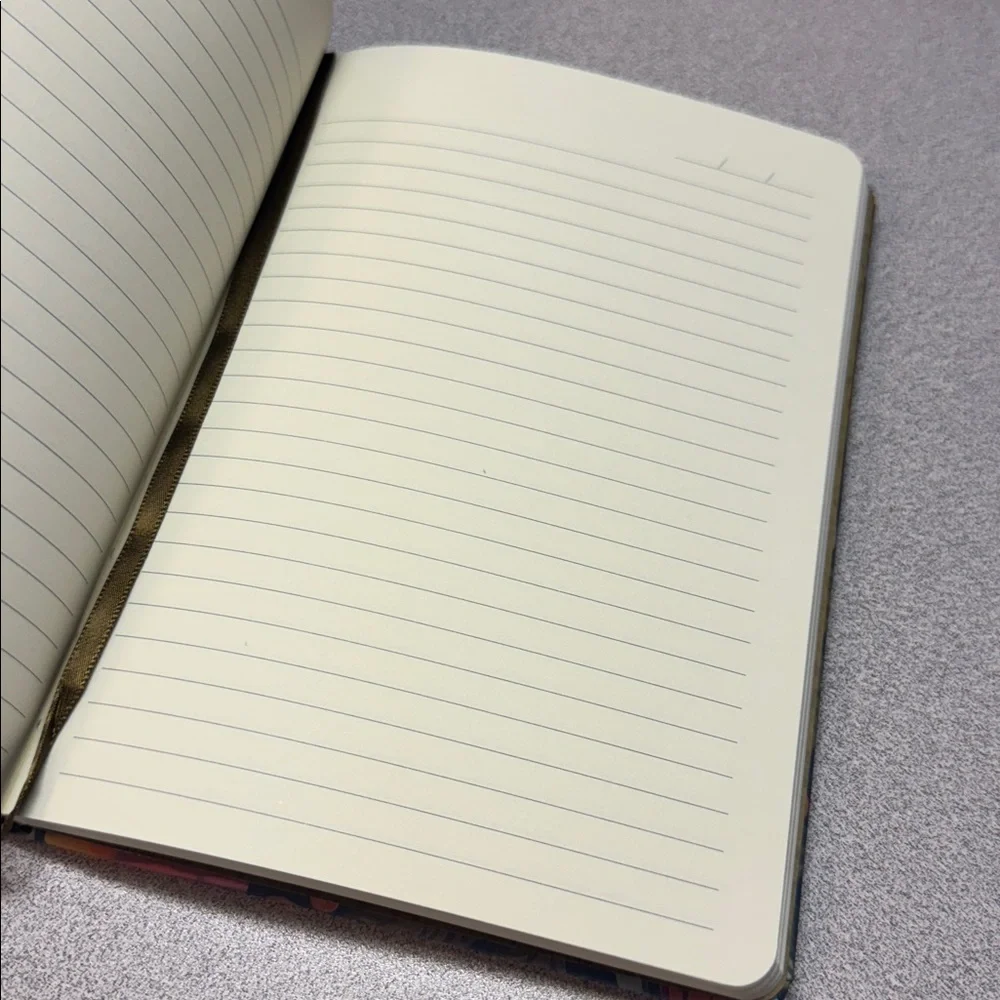 Denik Nightsky Floral Debossed Journal Notebook - faux leather luxury soft touch